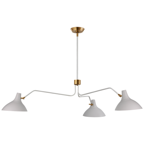 Люстра Charlton Large Triple Arm Chandelier ARN 5006WHT