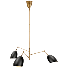 Люстра Sommerard Medium Triple-Arm Chandelier ARN 5008HAB-BLK