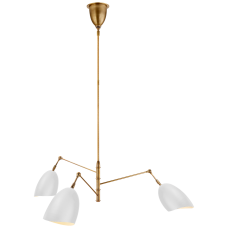 Люстра Sommerard Medium Triple-Arm Chandelier ARN 5008HAB-WHT