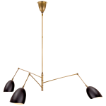 Люстра Sommerard Large Triple Arm Chandelier ARN 5009HAB-BLK