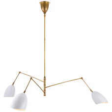 Люстра Sommerard Large Triple Arm Chandelier ARN 5009HAB-WHT