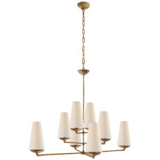 Люстра Fontaine Large Offset Chandelier ARN 5205GP-L