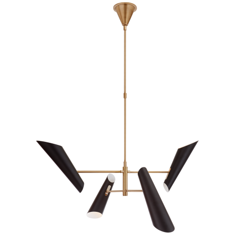 Люстра Franca Small Pivoting Chandelier ARN 5410HAB-BLK
