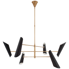 Люстра Franca Large Pivoting Chandelier ARN 5411HAB-BLK