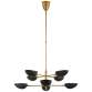 Люстра Graphic Large Two-Tier Chandelier ARN 5501HAB-BLK