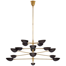 Люстра Graphic Grande Four-Tier Chandelier ARN 5503HAB-BLK