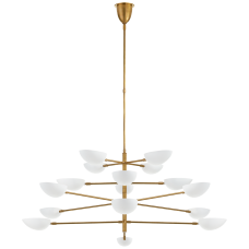 Люстра Graphic Grande Four-Tier Chandelier ARN 5503HAB-WHT