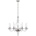 Люстра King George Grande Round Chandelier CHC 1144CG/PN
