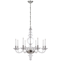 Люстра King George Grande Round Chandelier CHC 1144CG/PN