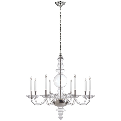 Люстра King George Grande Round Chandelier CHC 1144CG/PN