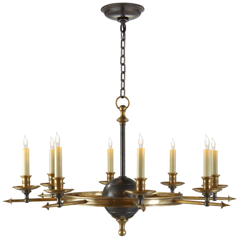 Люстра Leaf and Arrow Large Chandelier CHC 1447BZ/AB