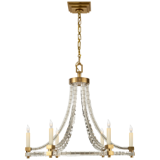 Люстра Crystal Cube Round Flatline Chandelier CHC 1535AB