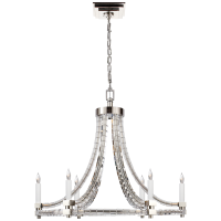 Люстра Crystal Cube Round Flatline Chandelier CHC 1535PN