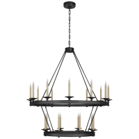 Люстра Launceton Large Two Tiered Chandelier CHC 1607BZ