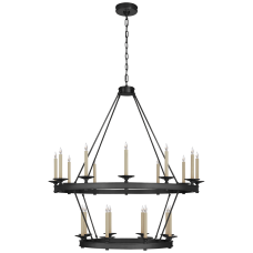 Люстра Launceton Large Two Tiered Chandelier CHC 1607BZ