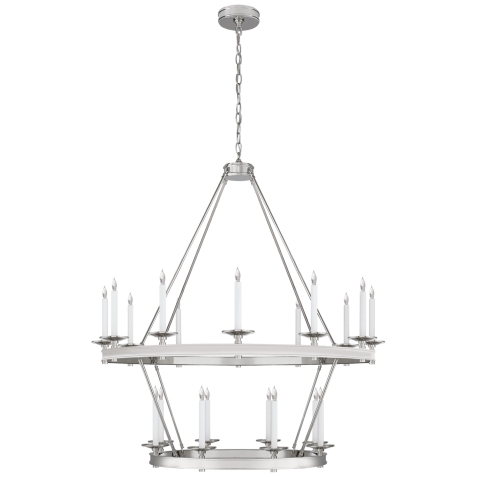 Люстра Launceton Large Two Tiered Chandelier CHC 1607PN