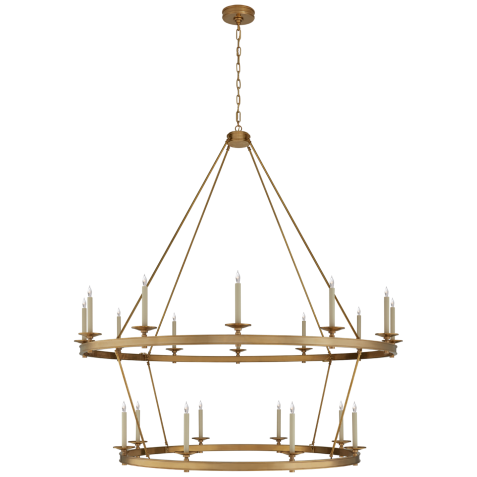 Люстра Launceton XXL Two Tiered Chandelier CHC 1609AB