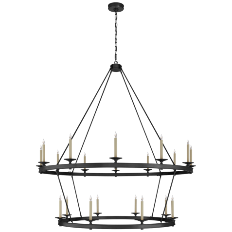 Люстра Launceton XXL Two Tiered Chandelier CHC 1609BZ