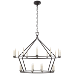 Люстра Darlana Large Two-Tiered Ring Chandelier CHC 5179AI