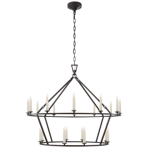 Люстра Darlana Large Two-Tiered Ring Chandelier CHC 5179AI