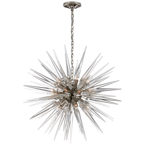 Люстра Quincy Medium Sputnik Chandelier CHC 5287PN-CA