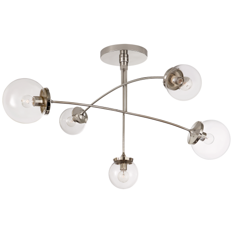 Люстра Prescott Medium Mobile Chandelier KS 5403PN-C