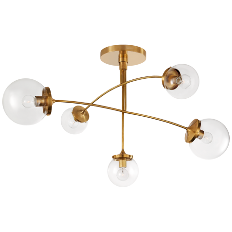 Люстра Prescott Medium Mobile Chandelier KS 5403SB-CG