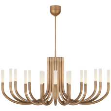 Люстра Rousseau Large Oval Chandelier KW 5585AB-EC