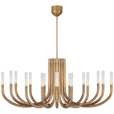 Люстра Rousseau Large Oval Chandelier KW 5585AB-SG