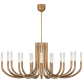 Люстра Rousseau Large Oval Chandelier KW 5585AB-SG