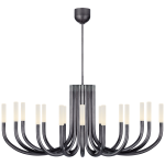 Люстра Rousseau Large Oval Chandelier KW 5585BZ-EC