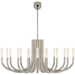 Люстра Rousseau Large Oval Chandelier KW 5585PN-EC