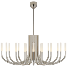 Люстра Rousseau Large Oval Chandelier KW 5585PN-EC