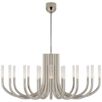 Люстра Rousseau Large Oval Chandelier KW 5585PN-SG