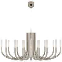 Люстра Rousseau Large Oval Chandelier KW 5585PN-SG