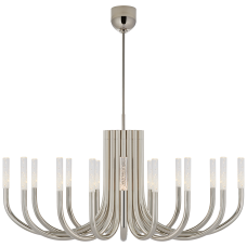 Люстра Rousseau Large Oval Chandelier KW 5585PN-SG