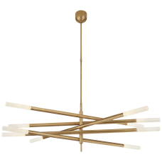 Люстра Rousseau Grande Ten Light Articulating Chandelier KW 5587AB-EC