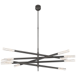 Люстра Rousseau Grande Ten Light Articulating Chandelier KW 5587BZ-SG