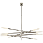 Люстра Rousseau Grande Ten Light Articulating Chandelier KW 5587PN-EC