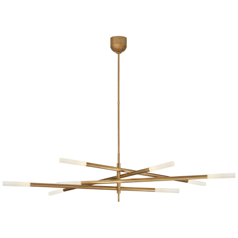 Люстра Rousseau Grande Eight Light Articulating Chandelier KW 5589AB-EC