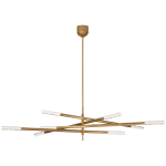 Люстра Rousseau Grande Eight Light Articulating Chandelier KW 5589AB-SG