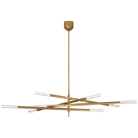 Люстра Rousseau Grande Eight Light Articulating Chandelier KW 5589AB-SG