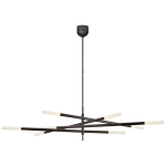 Люстра Rousseau Grande Eight Light Articulating Chandelier KW 5589BZ-EC