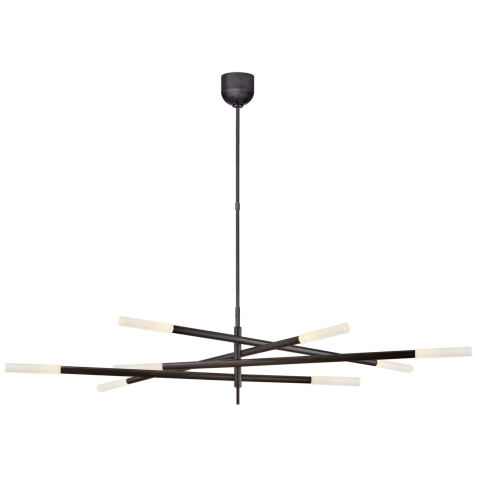 Люстра Rousseau Grande Eight Light Articulating Chandelier KW 5589BZ-EC