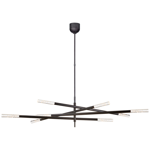 Люстра Rousseau Grande Eight Light Articulating Chandelier KW 5589BZ-SG