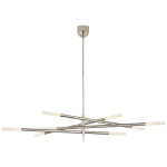 Люстра Rousseau Grande Eight Light Articulating Chandelier KW 5589PN-EC