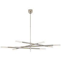 Люстра Rousseau Grande Eight Light Articulating Chandelier KW 5589PN-SG