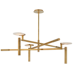 Люстра Melange Large Floating Disc Chandelier KW 5602AB-ALB