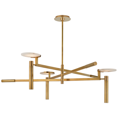 Люстра Melange Large Floating Disc Chandelier KW 5602AB-ALB