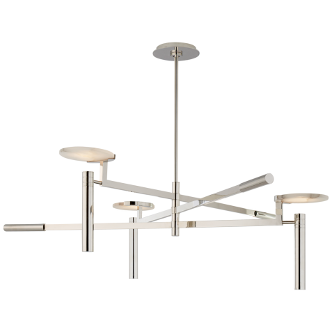 Люстра Melange Large Floating Disc Chandelier KW 5602PN-ALB